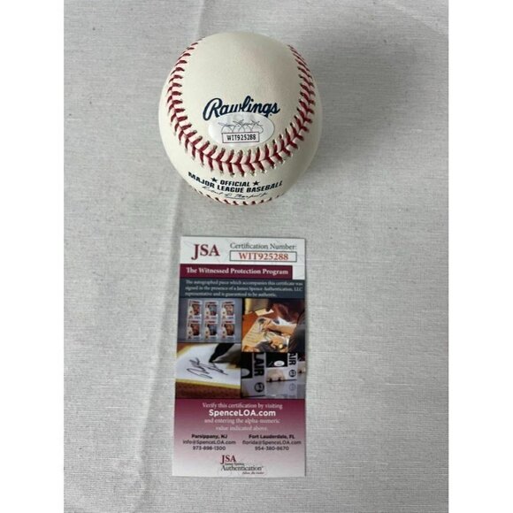 Manny Trillo signed autographed Philadelphia Phillies Hall Of Fame Baseball JSA - Picture 3 of 3